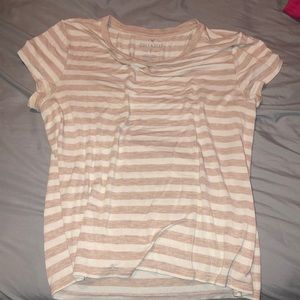 Pink Striped AEO Shirt